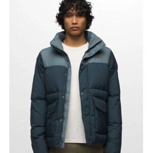 prAna - Timber Trail Jacket - Weathered Blue Colorblock - Size M